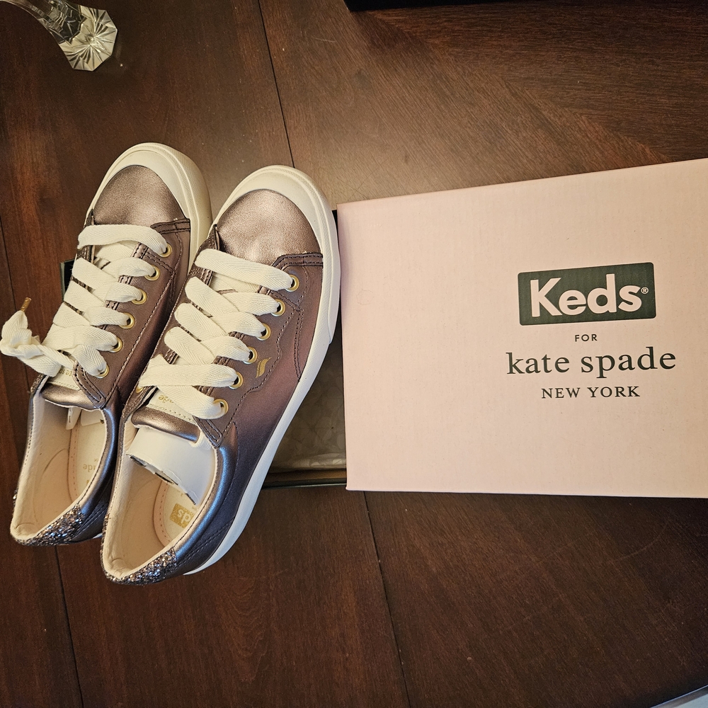 Kids Metallic Sneakers